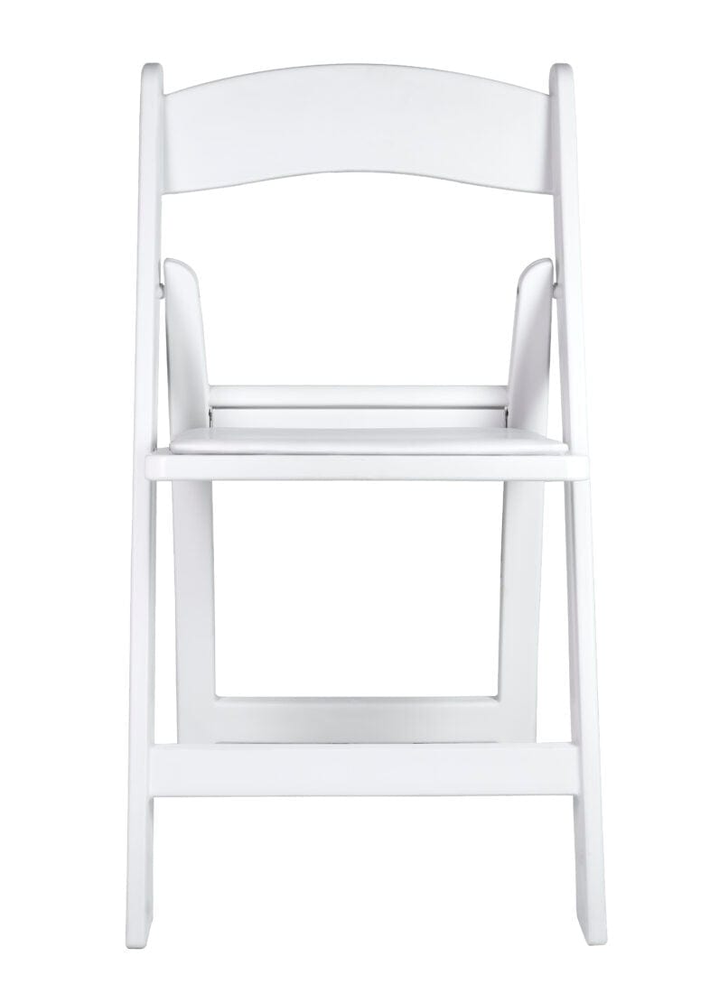 Chivari 100 Chair Pack White ToughResin™ Folding Chair CFRW-CX-T-100