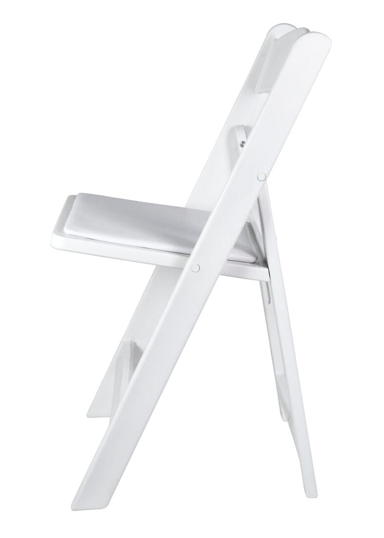 Chivari 100 Chair Pack White ToughResin™ Folding Chair CFRW-CX-T-100