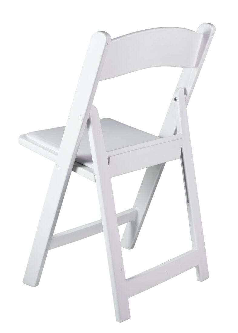 Chivari 100 Chair Pack White ToughResin™ Folding Chair CFRW-CX-T-100