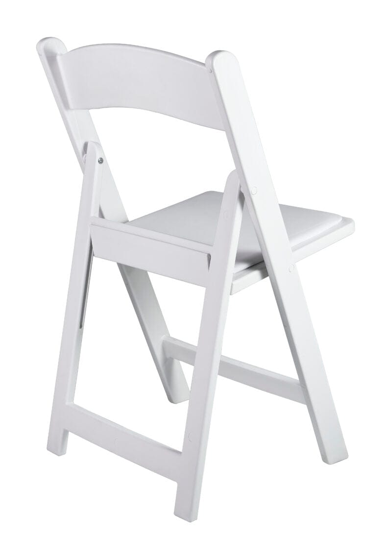 Chivari 100 Chair Pack White ToughResin™ Folding Chair CFRW-CX-T-100