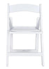 Chivari 40 Pack Kids White Resin Folding Chairs CFRW-KID-AX-T-40