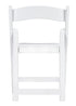 Chivari 40 Pack Kids White Resin Folding Chairs CFRW-KID-AX-T-40