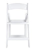 Chivari 100 Pack White Resin Folding Chair CFRW2-CX-T-100