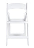 Chivari White Resin Folding Chair, 100 Pack CFRW2-KT-100