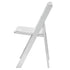 Chivari 100 Pack White WoodGrain™ Resin Folding Chair CFRWB-A-100
