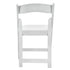 Chivari 100 Pack White WoodGrain™ Resin Folding Chair CFRWB-A-100