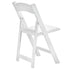 Chivari 100 Pack White WoodGrain™ Resin Folding Chair CFRWB-A-100
