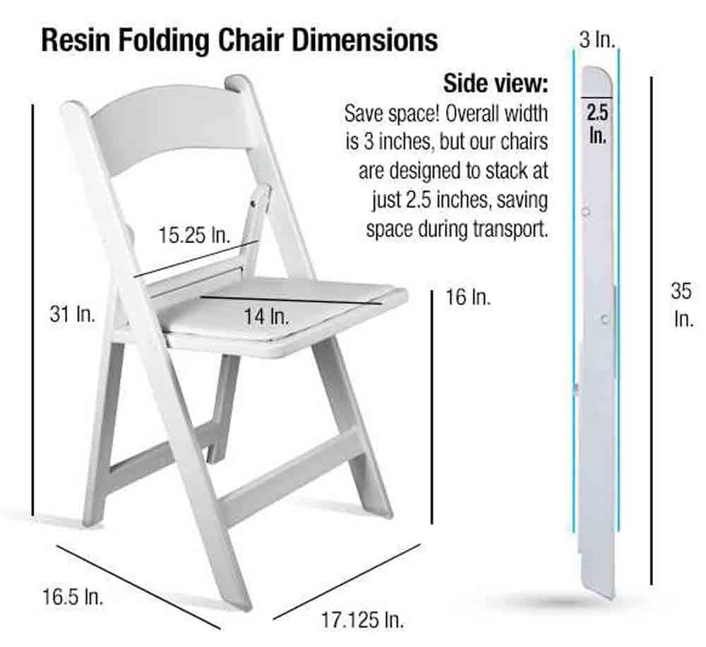 Chivari 100 Pack White SuperResin™ Folding Chair with Stainless Steel Hardware CFRWS-AX-T-100