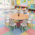Chivari White Resin Kids Victoria Ghost Chair CGVRW-KID-ZG-T