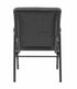 Chivari Gray Fabric Church Chair w/ Dual Arms  Cut Away Back 20.5" on Silver Vein Frame CH20GRSV-D-ZF-T