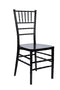Chivari Black ToughResin™ Chiavari Chair CCRB-MONO-AX-T