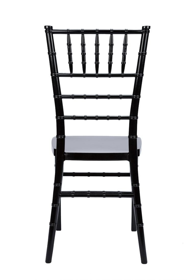 Chivari Black ToughResin Chiavari Chair - 4 Pack - Some Assembly Required CCRB-U-ZG-T-4