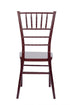 Chivari 100 Person Luxury Event Package:  Includes 100 Fruitwood Resin Steel Skeleton™ Chiavari Chairs Plus 10 Round 72" Heavy Duty Banquet Folding Tables Plus a Banquet Table Cart PACK100CCRFSTEEL1072RD-T
