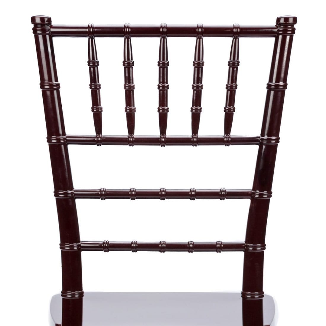 Chivari Mahogany ToughResin™ Chiavari Chair with ColorCore CCRMCC-MN-A