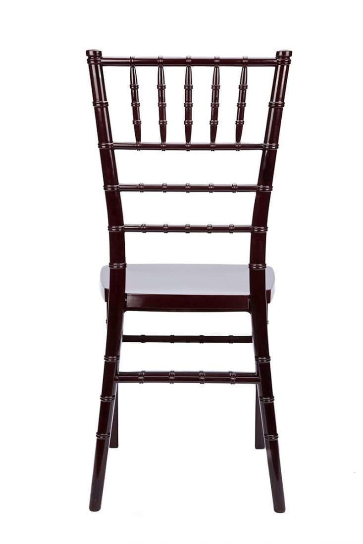 Chivari 40 Chair Pack Mahogany ToughResin™ Chiavari Chair CCRM-MONO-AX-T-40