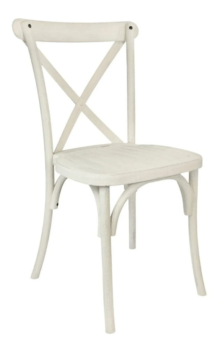 Chivari White Distressed Fluted Leg Farm Table Dining Set with 10 Chairs TFARM-WHITEDIS-T-LEG-KIT-CXR-AX