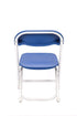 Chivari Kids Blue Folding Chair (Steel-Poly Chair) CFPBLU-KID-AX-T