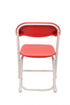 Chivari Kids Red Folding Chair (Steel-Poly Chair) CFPR-KID-AX-T
