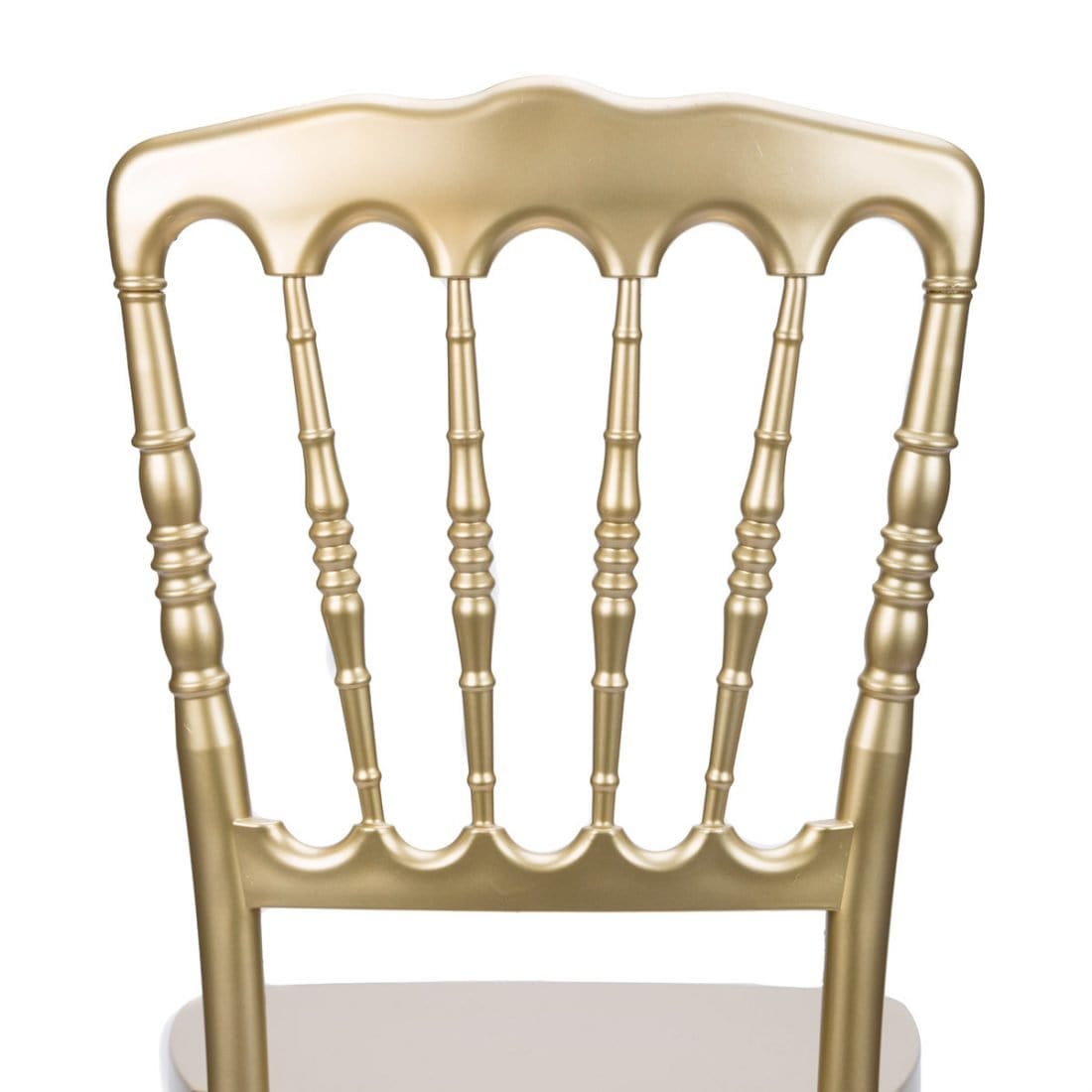 Chivari Gold Steel Skeleton™ Resin Napoleon Chair CNRG-STEEL-CX-T