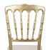 Chivari Gold Steel Skeleton™ Resin Napoleon Chair CNRG-STEEL-CX-T