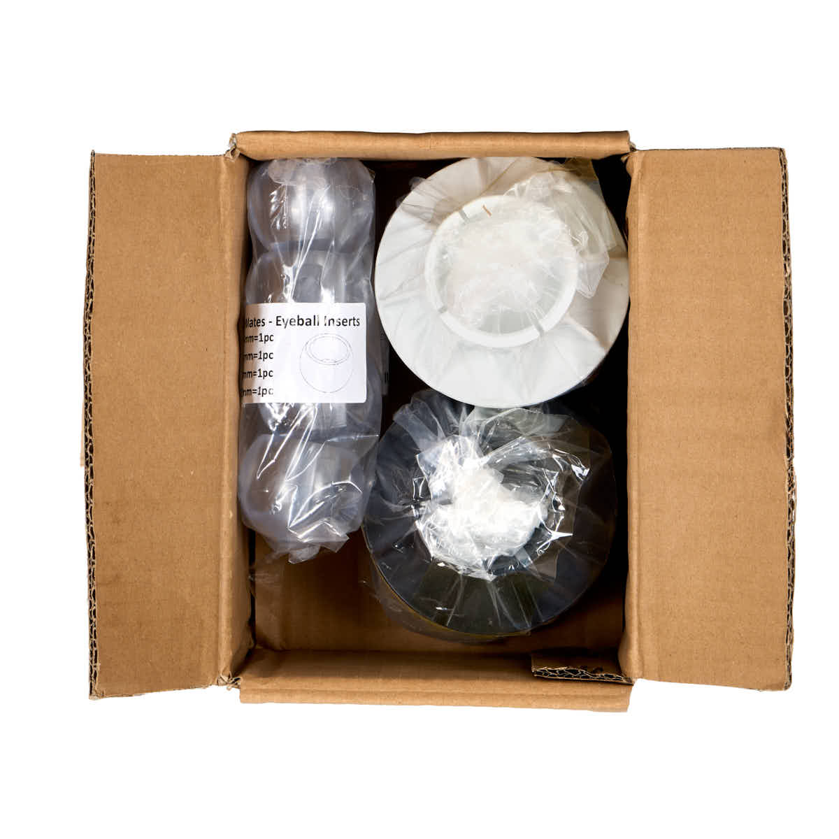 ChairMates ChairMates Sample Box with Clear Ball Inserts and 4" Chair Shoes for Grass and Sand Events CM-SMPL-KT