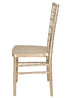 Chivari Champagne Gold WoodGrain™ Steel Skeleton™ Chiavari Chair CCRCHGB-STEEL-AX-T