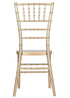 Chivari Champagne Gold WoodGrain™ Steel Skeleton™ Chiavari Chair CCRCHGB-STEEL-AX-T