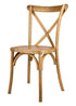 Chivari Chestnut Finish ToughWood™ Cross Back Chair CXWC-AX-T