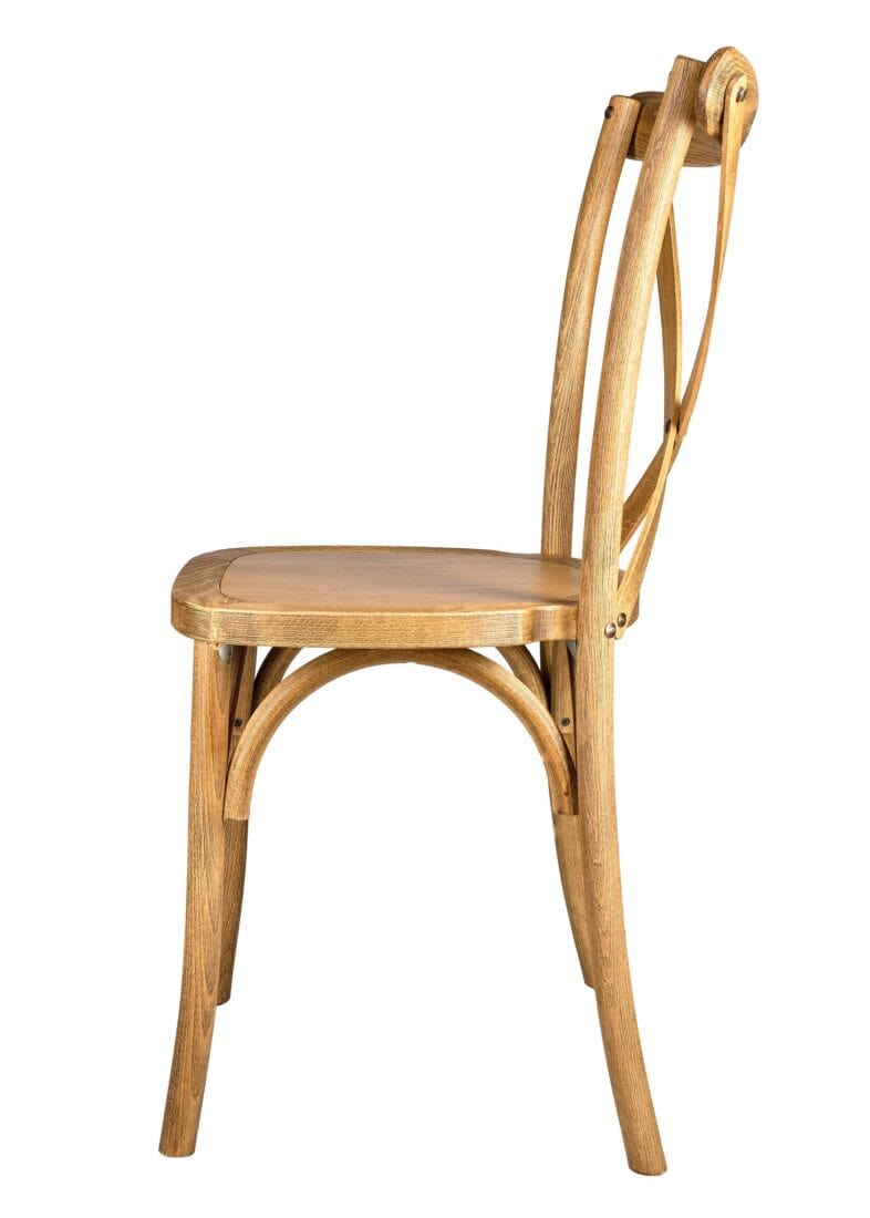 Chivari Chestnut Finish ToughWood™ Cross Back Chair CXWC-AX-T