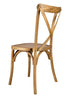 Chivari Chestnut Finish ToughWood™ Cross Back Chair CXWC-AX-T
