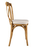 Chivari Chestnut Finish ToughWood™ Cross Back Chair CXWC-AX-T