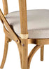 Chivari Chestnut Finish ToughWood™ Cross Back Chair CXWC-AX-T