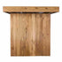 Chivari 72" x 30" Chestnut Finish Farm Table Conversion Kit for Banquet Tables TFARMCKT7230-CHT-AX-T