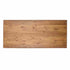 Chivari 72" x 30" Chestnut Finish Farm Table Conversion Kit for Banquet Tables TFARMCKT7230-CHT-AX-T