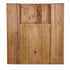 Chivari 96" x 30" Chestnut Finish Farm Table Conversion Kit for Banquet Tables TFARMCKT9630-CHT-AX-T