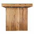Chivari 96" x 30" Chestnut Finish Farm Table Conversion Kit for Banquet Tables TFARMCKT9630-CHT-AX-T