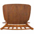 Chivari Chestnut WoodGrain™ Resin Steel Skeleton™ Chiavari Barstool BCRCB-ST-AX-T