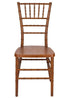 Chivari Chestnut WoodGrain Resin Steel Skeleton™ Chiavari Chair CCRCB-STEEL-AX-T