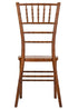 Chivari Chestnut WoodGrain Resin Steel Skeleton™ Chiavari Chair CCRCB-STEEL-AX-T