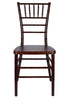 Chivari Fruitwood WoodGrain Resin Steel Skeleton™ Chiavari Chair CCRFB-STEEL-AX-T