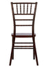 Chivari Fruitwood WoodGrain Resin Steel Skeleton™ Chiavari Chair CCRFB-STEEL-AX-T