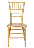Chivari Bullion Gold Resin Steel Skeleton™ Chiavari Chair- 4 Pack - Some Assembly Required CCRGB-U4-STEEL-AX-T-4