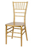 Chivari Bullion Gold Resin Steel Skeleton™ Chiavari Chair- 4 Pack - Some Assembly Required CCRGB-U4-STEEL-AX-T-4