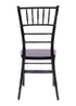 Chivari 100 Person Luxury Event Package:  Includes 100 Black Resin Steel Core Chiavari Chairs Plus 10 Round 72" Heavy Duty Banquet Folding Tables Plus a Banquet Table Cart PACK100CCRBSTEEL1072RD-T