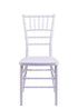 Chivari 40 Chair Pack White Steel Skeleton™ Resin Chiavari Chair CCRW-STEEL-AX-T-40
