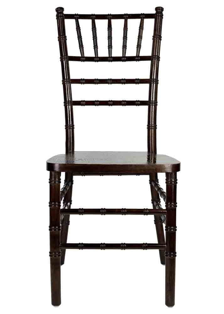 Chivari Espresso Dark Brown ToughWood™ Chiavari Chair CCWFE-ZG-T