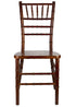 Chivari Fruitwood Medium Brown ToughWood™ Chiavari Chair CCWFM-ZG-T