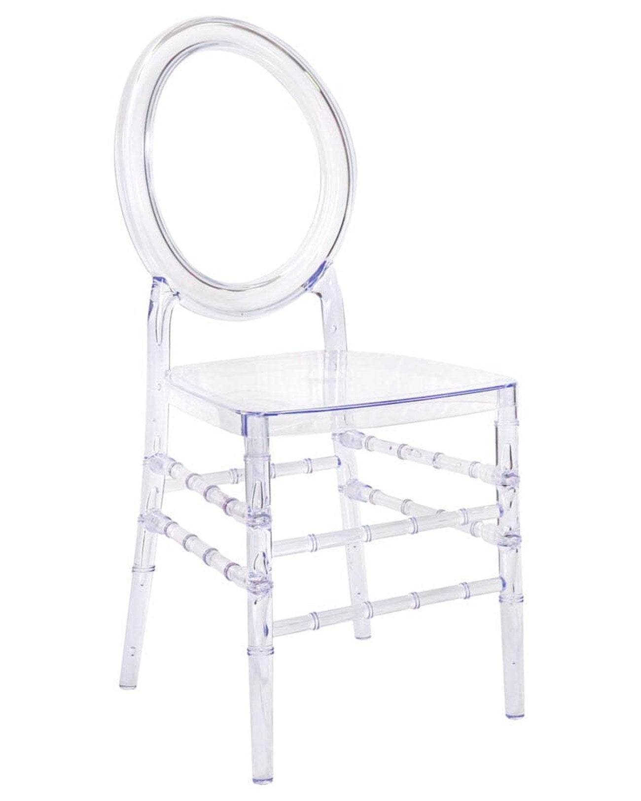 Clear Resin ProClear Oval Ring Chair
