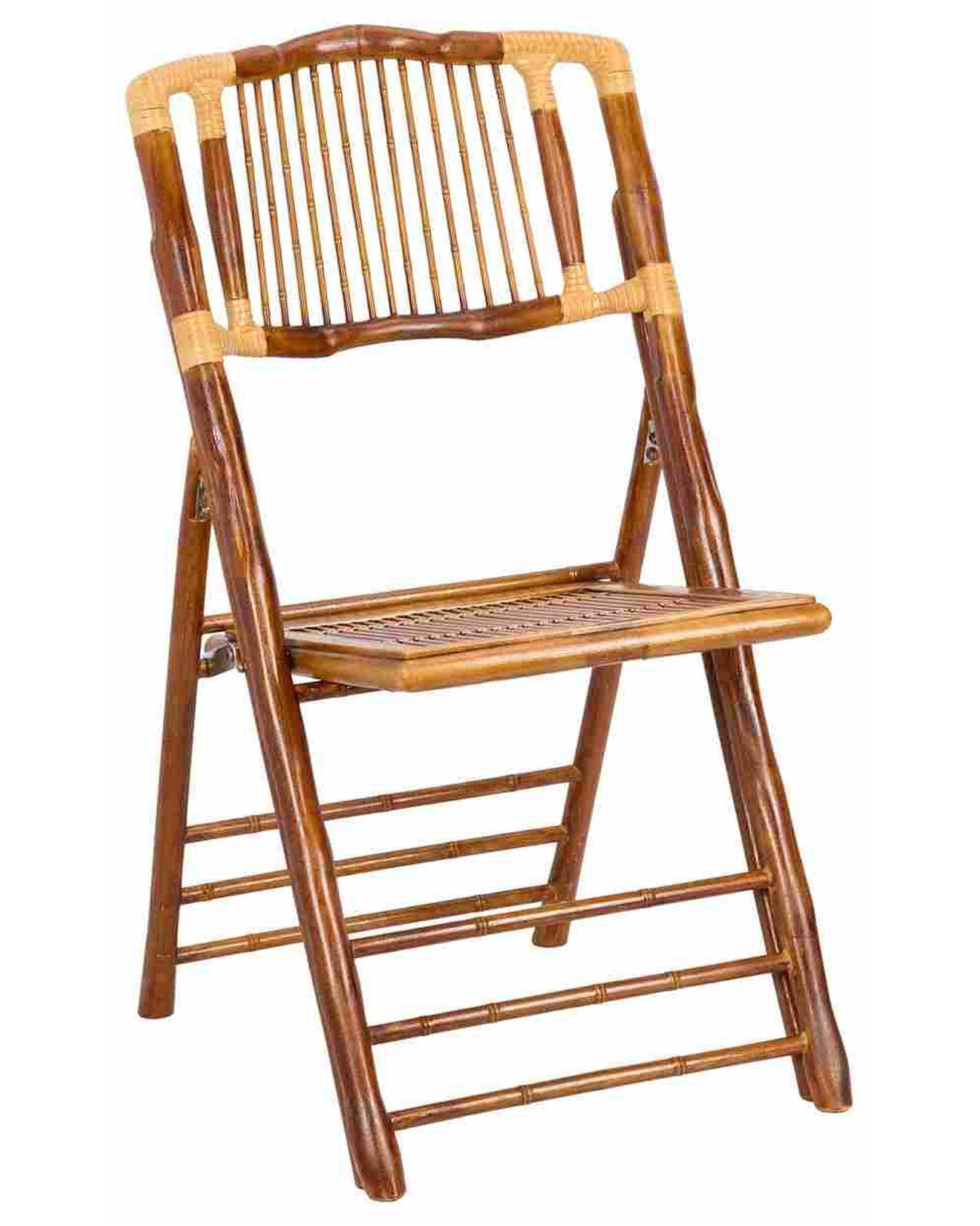 Synthetic Bamboo Folding Chair with Steel Skeleton frame