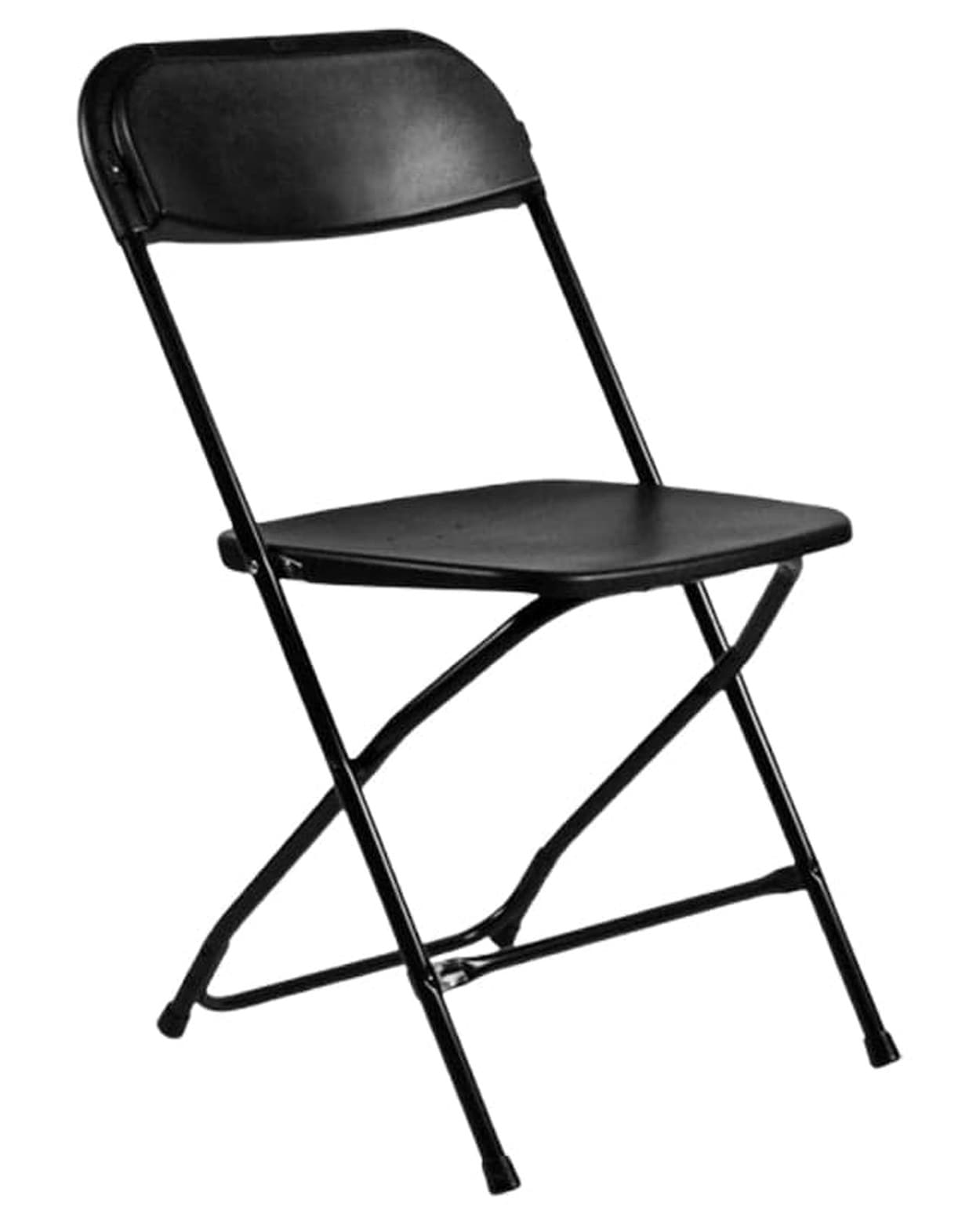 Black Steel-Poly Folding Chair